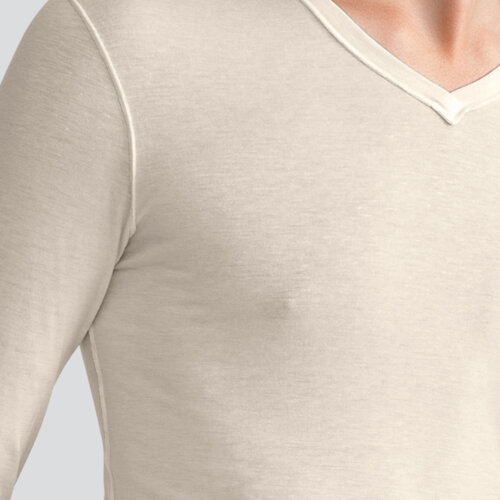 Foto Allergiker Basic Shirt für Herren mit langem Arm